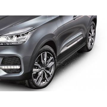 Пороги "Slim Line Black" для Chery Tiggo 4 Pro 2023-
