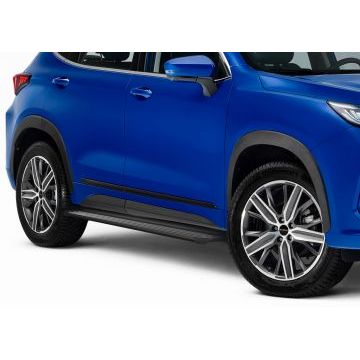 Пороги алюминиевые Slim Line Black для Chery Tiggo 7/7 Pro/7L 2025-/8 2019-/Exeed LX 2022-/Chery Tiggo 8 Pro 2021-/Chery Tiggo 8 Pro Max 2022-/8 Pro Max Рестайлинг 2024-/Chery Tiggo 7 Pro Max 2022-2024/2024-/XCITE X-Cross 7 2024-