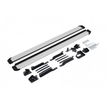 Пороги Slim Line Silver для Hyundai Tucson 2021- /Kia Sportage V 2022-/Hyundai Santa Fe 2021-2024/Hyundai Santa Fe 2024-/Kia Sorento 2020-