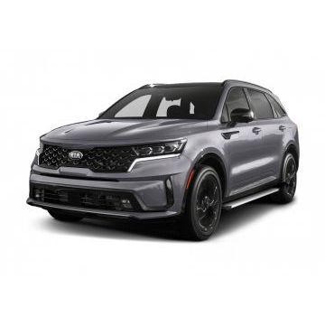 Пороги Slim Line Silver для Hyundai Tucson 2021- /Kia Sportage V 2022-/Hyundai Santa Fe 2021-2024/Hyundai Santa Fe 2024-/Kia Sorento 2020-