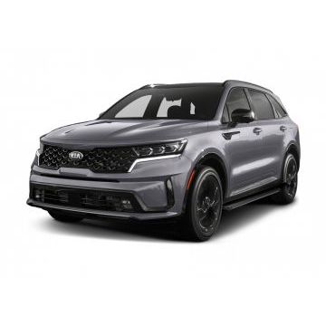 Пороги Slim Line Black для Hyundai Tucson 2021-/Kia Sportage V 2022-/Hyundai Santa Fe 2021-2024/Hyundai Santa Fe 2024-/Kia Sorento 2020-