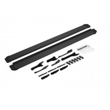Порог-площадка "Slim Line Black" F193ALB + комплект крепежа, RIVAL,Exeed VX 2021-