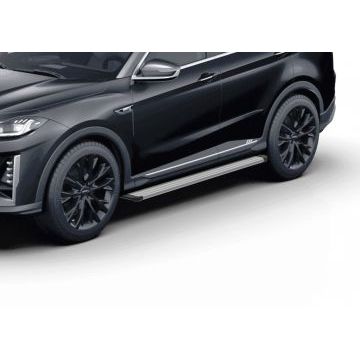 Порог-площадка "Slim Line Silver" для Jetour X70 Plus 2023-/Soueast S07 2024-