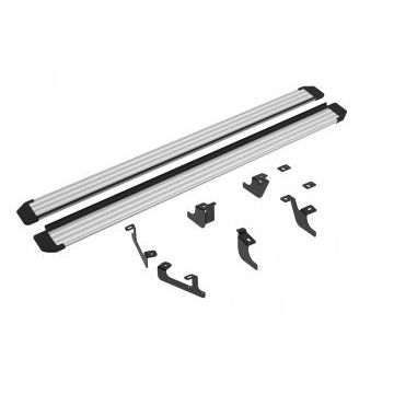 Пороги "Slim Line Silver" для Geely Coolray SX11 2018-2023/2023-/Geely Coolray 2020-2024/2024-/Belgee X50 I 2023-