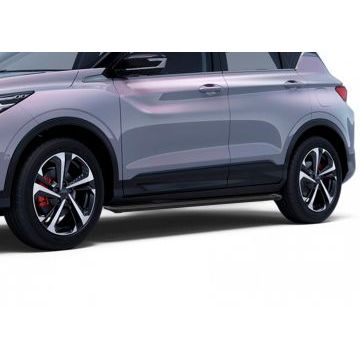 Пороги "Slim Line Black" для Geely Coolray SX11 2018-2023/2023-/Geely Coolray 2020-2024/2024-/Belgee X50 I 2023-