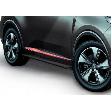 Пороги "Slim Line Black" для Changan CS55 Plus 2021-/UNI-S 2024-