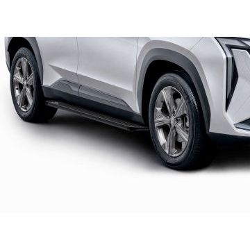 Пороги "Slim Line Black" для Geely Atlas II 2023-