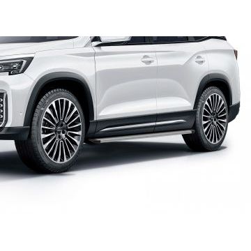 Пороги "Slim Line Silver" для Jetour X90 Plus 2021-/Soueast S09 2024-