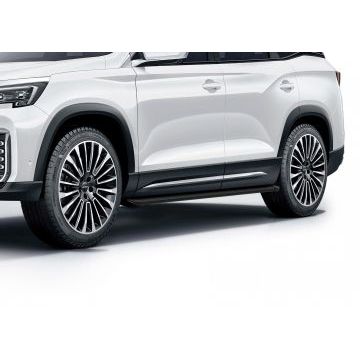 Пороги "Slim Line Black" для Jetour X90 Plus 2021-/Soueast S09 2024-