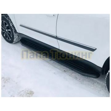 Пороги Black для Haval H6 2024-