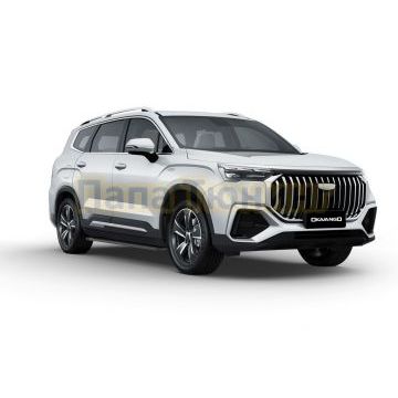 Пороги Slim Black для Geely Okavango 2022-