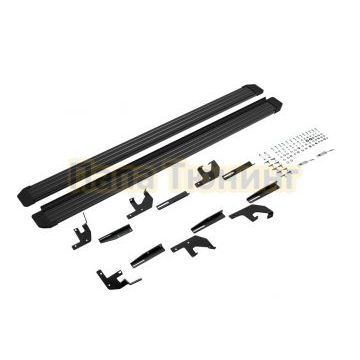 Пороги Slim Black для Geely Okavango 2022-