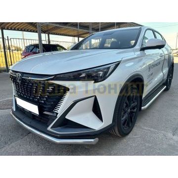 Защита переднего бампера Папа Тюнинг d60 для CHANGAN CS35 MAX 2025-