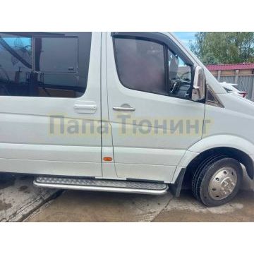 Ступень пассажирская Папа Тюнинг d53 для MERCEDES-BENZ Sprinter 2012-