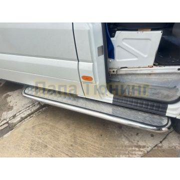 Ступень пассажирская Папа Тюнинг d53 для MERCEDES-BENZ Sprinter 2012-