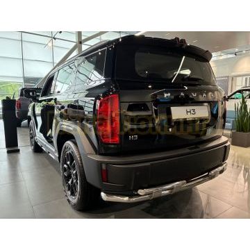 Защита заднего бампера двойная с перемычками Папа Тюнинг d60/42 для HAVAL H3 Pro 2026-