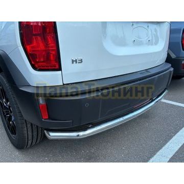 Защита заднего бампера Папа Тюнинг d60 для HAVAL H3 Pro 2026-