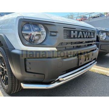 Защита переднего бампера двойная Папа Тюнинг d60/42 для HAVAL H3 Pro 2026-