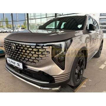 Защита переднего бампера с подгибами Папа Тюнинг d60 для CHANGAN UNI-S 2026-