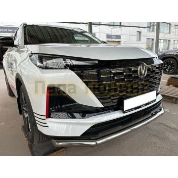 Защита переднего бампера Папа Тюнинг d60 для CHANGAN UNI-S 2023-2026