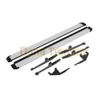 Пороги Slim Silver для Haval M6 2023-