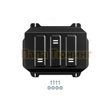 Защита картера + комплект крепежа, АвтоБРОНЯ, Сталь,Foton Tunland G7;2023-;2,0d;4WD;АКПП