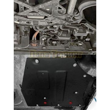 Защита кромки АКБ + комплект крепежа, АвтоБРОНЯ, Сталь,Aito M5;2024-;EV;RWD;-