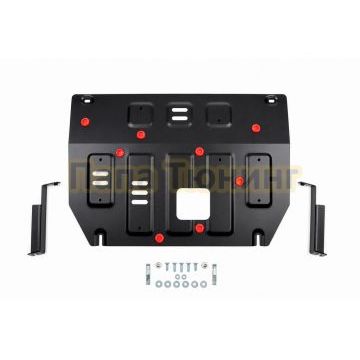 Защита картера и КПП + комплект крепежа, АвтоБРОНЯ, Сталь,Changan CS75 Pro;2026-;1,5;FWD;РКПП Защита картера и КПП + комплект крепежа, АвтоБРОНЯ, Сталь,Changan CS75 Pro;2026-;1,5;FWD;РКПП