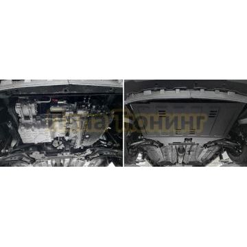 Защита картера и КПП + комплект крепежа, АвтоБРОНЯ, Сталь,Chery Tiggo 2 Pro;2024-;1,5;FWD;CVT;Chery Tiggo 2;2017-2020;1,5;FWD;МКПП