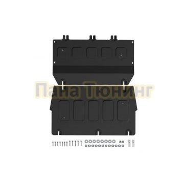 Защита электродвигателя + комплект крепежа, АвтоБРОНЯ, Сталь,Dongfeng Box;2024-;BEV;FWD