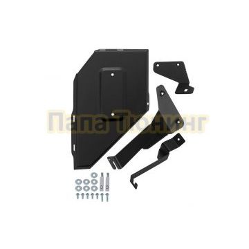 Защита редуктора + комплект крепежа, АвтоБРОНЯ, Сталь,GAC GS4;2024-;2.0;4WD;АКПП