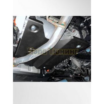 Защита заднего электродвигателя + комплект крепежа, АвтоБРОНЯ, Сталь,GAC S7;2026-;1,5 (PHEV);4WD;-