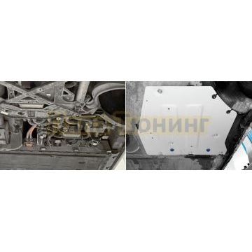 Защита кромки АКБ + комплект крепежа, Rival, Алюминий,Aito M5;2024-;EV;RWD;-