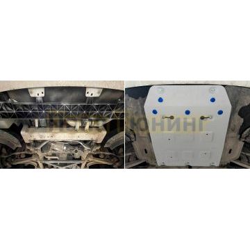 Защита рулевой рейки + комплект крепежа, Rival, Алюминий,Aito M5;2024-;EV;RWD;-