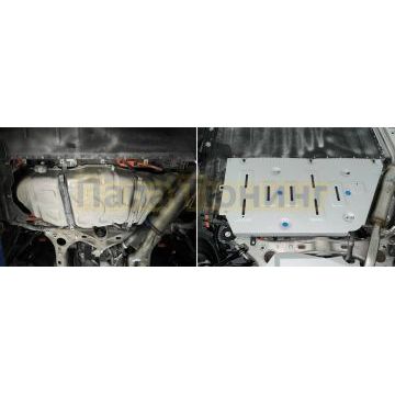 Защита топливного бака + комплект крепежа, Rival, Алюминий, Exlantix ET; 2024-; 4WD; АКПП; Exlantix ES; 2024-; 4WD; АКПП.