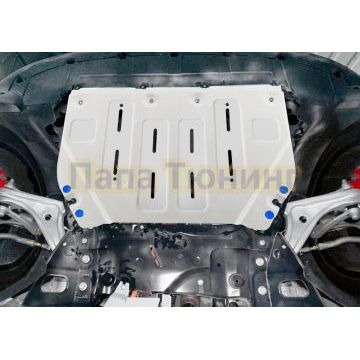 Защита картера + комплект крепежа, Rival, Алюминий, Exlantix ET; 2024-; 4WD; АКПП; Exlantix ES; 2024-; 4WD; АКПП.