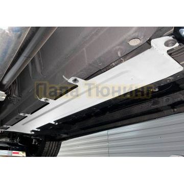 Защита топливной магистрали+ комплект крепежа, Rival, Алюминий,GAC GS4;2024-;2.;4WD;AКПП