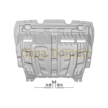 Защита картера и КПП+ комплект крепежа, Rival, Алюминий,Haval H3;2024-2026;1,5;FWD;РКПП;Haval H3;2024-2026;1,5;4WD;РКПП;Haval H3;2026-;1,5;FWD;РКПП;Haval H3;2026-;1,5;4WD;РКПП;