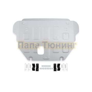 Защита картера и КПП + комплект крепежа, Rival, Алюминий,Nissan Note E Power;2019-;1.2;FWD;АКПП