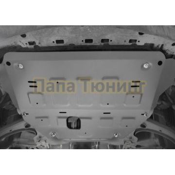 Защита картера и КПП + комплект крепежа, Rival, Алюминий,Nissan Note E Power;2019-;1.2;FWD;АКПП