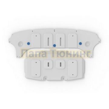 Защита радиатора + рулевой рейки + комплект крепежа, Алюминий, Rival, ROX 01, (2023-), 1.5, АКПП, 4WD.