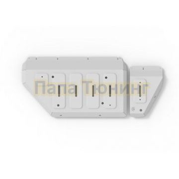 Защита топливного бака + комплект крепежа, Алюминий, Rival, ROX 01, 1.5, АКПП.