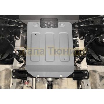 Защита КПП + комплект крепежа, Rival, Алюминий,Sollers SF1;2025-;1,5;RWD;МКПП