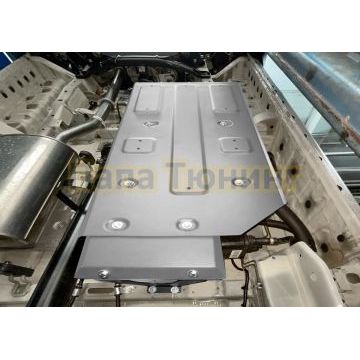 Защита топливного бака + комплект крепежа, Rival, Алюминий,Sollers SF1;2025-;1,5;RWD;МКПП