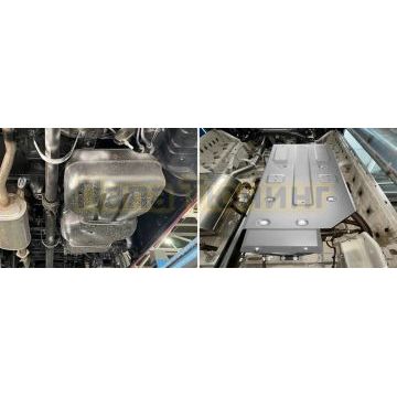 Защита топливного бака + комплект крепежа, Rival, Алюминий,Sollers SF1;2025-;1,5;RWD;МКПП