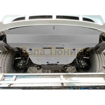 Защита радиатора и картера + комплект крепежа, Rival, Алюминий,Sollers SF1;2025-;1,5;RWD;МКПП