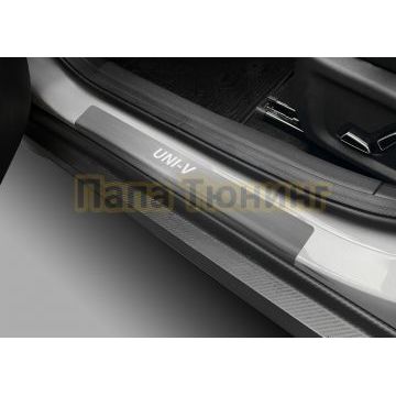 Накладки порогов, AutoMAX (4 шт.), Changan UNI-V; 2023-