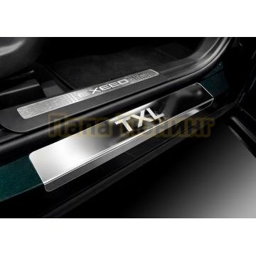 Накладки порогов, AutoMAX (4 шт.), Exeed TXL; 2023-
