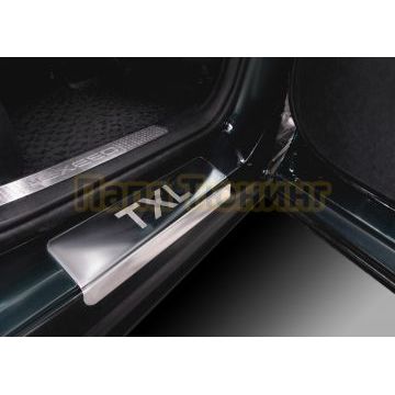 Накладки порогов, AutoMAX (4 шт.), Exeed TXL; 2023-