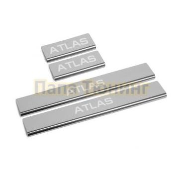 Накладки порогов AutoMAX (4 шт.) Geely Atlas 2023-